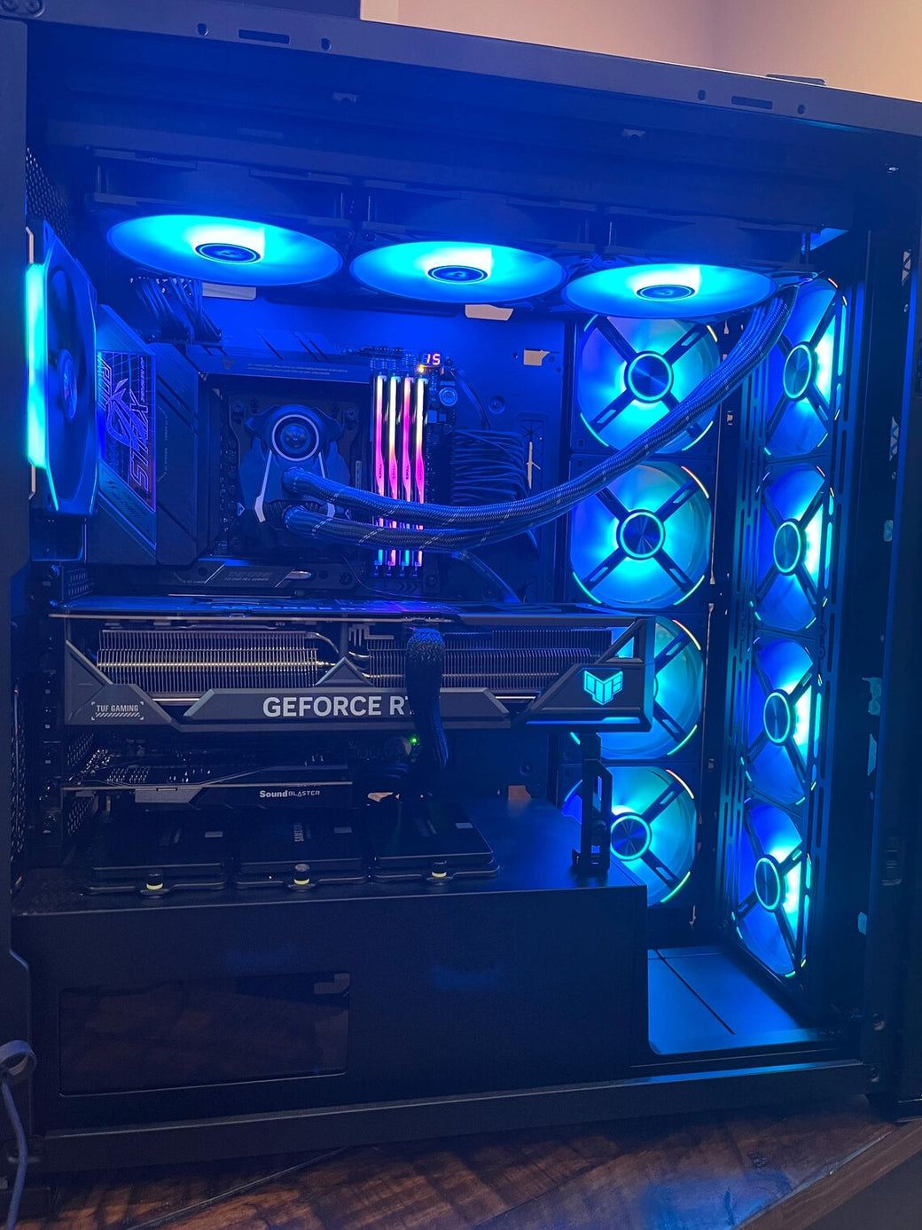 Custom PC build example