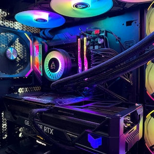 Custom PC build example